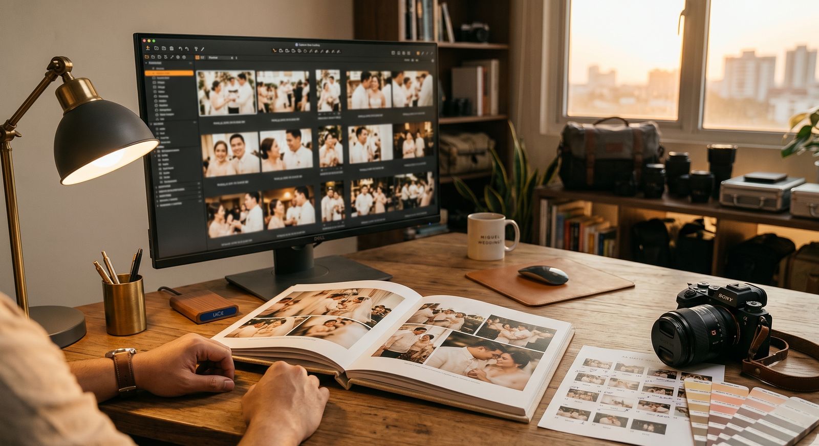 Wedding album design partnership for photographers, Moments photo book concierge Philippines